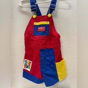 Vintage Oshkosh Overall Shorts 2t